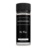 Aroma360 My Way Pro-Pod vista frontal mostrando presentación elegante y beneficio de lujo