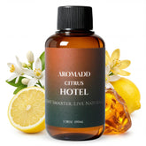 AROMADD frasco frontal 100 mL mostrando diseño y capacidad