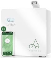 Aromadd vista frontal del difusor mostrando diseño elegante y discreto