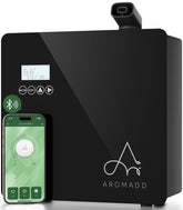 Aromadd vista frontal del difusor mostrando diseño moderno y capacidad