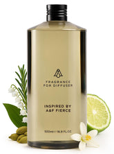 AROMAPLAN frasco delantero de 473 ml mostrando etiqueta clara y beneficio de larga duración