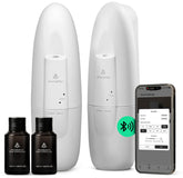 AROMAPLAN vista frontal del pack con dos difusores y fragancias, presentación profesional
