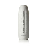 AromaTech Ambience vista frontal blanco stone presenta diseño cerámico elegante y perfuma eficazmente