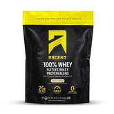 Ascent envase frontal vainilla mostrando diseño y beneficio de proteína pura