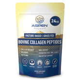 ASPEN NATURALS frente del envase mostrando presentación de 24 oz y uso diario