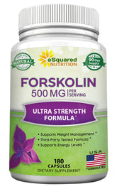 aSquared Nutrition envase frontal mostrando 180 cápsulas y dosis, confianza y valor