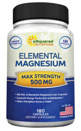 aSquared Nutrition frasco frontal mostrando etiqueta y duración de 180 cápsulas