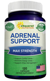 aSquared Nutrition frente del envase mostrando 120 cápsulas y beneficios visibles