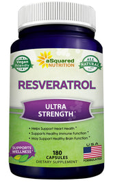 aSquared Nutrition frasco frontal mostrando 180 cápsulas y beneficios claros