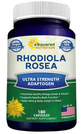 aSquared Nutrition envase frontal mostrando fuerza máxima y 180 cápsulas