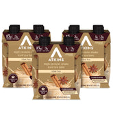 Atkins botella frontal con sabor chai, práctico y listo para beber