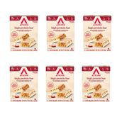 Atkins frontal del empaque mostrando sabor strawberry shortcake y beneficio saciante