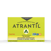 Atrantil empaque frontal mostrando diseño y conveniencia de viaje