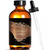 Auelife frasco frontal 4oz mostrando etiqueta elegante y protección ámbar