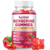 Aurear gominolas frente mostrando envase y beneficio masticable