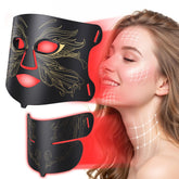 Aurphany máscara LED vista frontal mostrando cobertura facial y confort