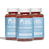 Baby Blues frontal del envase mostrando beneficio postparto