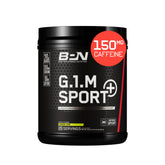 BARE PERFORMANCE NUTRITION envase frontal G.1.M Sport+ limón lima muestra beneficios