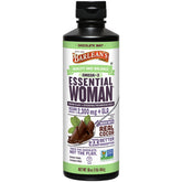 Barlean's botella frontal mostrando etiqueta y sabor chocolate menta, complemento práctico