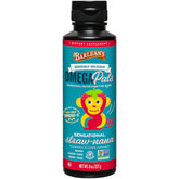 Barlean's botella frontal Straw‑Nana mostrando diseño y tamaño