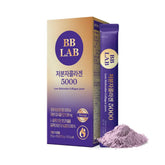 BB LAB empaque frontal mostrando sobres y diseño atractivo para consumo práctico
