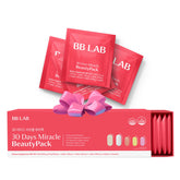 BB LAB pack frontal mostrando diseño y conveniencia para rutina diaria