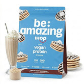 BE AMAZING embalaje frontal sabor Cinn-A-Stack mostrando información clave