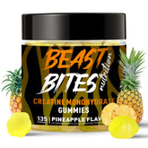 BEAST BITES frasco frontal mostrando 135 gomitas con beneficio conveniencia
