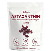 Belano envase frontal mostrando 120 softgels y claridad sobre dosis