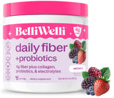 Belli Welli empaque frontal mostrando sabor wild berry y beneficios