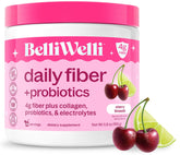 Belli Welli envase frontal sabor Cherry Limeade mostrando beneficios digestivos
