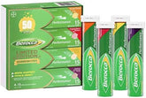Berocca pack edición limitada frontal mostrando 60 tabletas y sabores variados, beneficio conveniencia