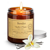 Bersiler vista frontal del envase con aroma vainilla cream y atractivo diseño