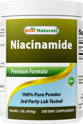 Best Naturals frasco frontal del polvo puro, visibilidad del envase y conveniencia