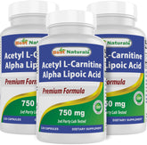 Best Naturals frontal del bote mostrando la marca y la dosis de 750 mg