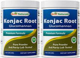Best Naturals envase frontal de konjac con información visible y confianza