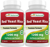 Best Naturals envase frontal mostrando 120 tabletas y sello No GMO, confianza en calidad