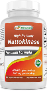 Best Naturals botella frontal mostrando 240 cápsulas y beneficios de alta potencia