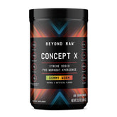 BEYOND RAW envase frontal mostrando marca y sabor Gummy Worm, atractivo visual