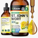 BIO KRAUTER botella frontal mostrando etiqueta clara y beneficio de calma
