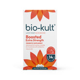 Bio-Kult Boosted frente del envase mostrando presentación y 30 cápsulas beneficios digestivos