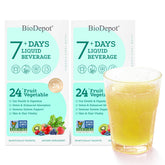 Biodepot vista frontal del pack de 2 para limpieza de 7 días y conveniencia