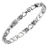 BioMag brazalete frontal en caja mostrando presentación de regalo y elegancia