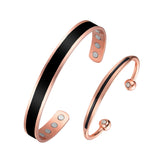 BioMag pulsera frontal pack mostrando par de brazaletes y acabado elegante