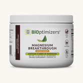 BIOptimizers frente del envase mostrando sabor Banana Mango y beneficios claros