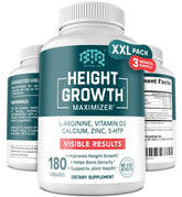 BTQ BIOTEQUE LAB envase frontal Height Growth Maximizer, claridad de información