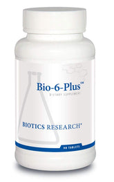 BIOTICS RESEARCH frente del empaque muestra producto y beneficios