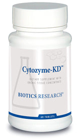 BIOTICS RESEARCH envase frontal mostrando 60 tabletas y beneficios claros