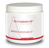 BIOTICS RESEARCH frasco de Bio CardioSirt BP mostrando envase y diseño