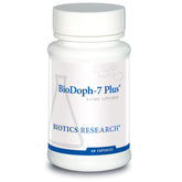 BIOTICS RESEARCH frente del envase mostrando diseño y beneficio digestivo